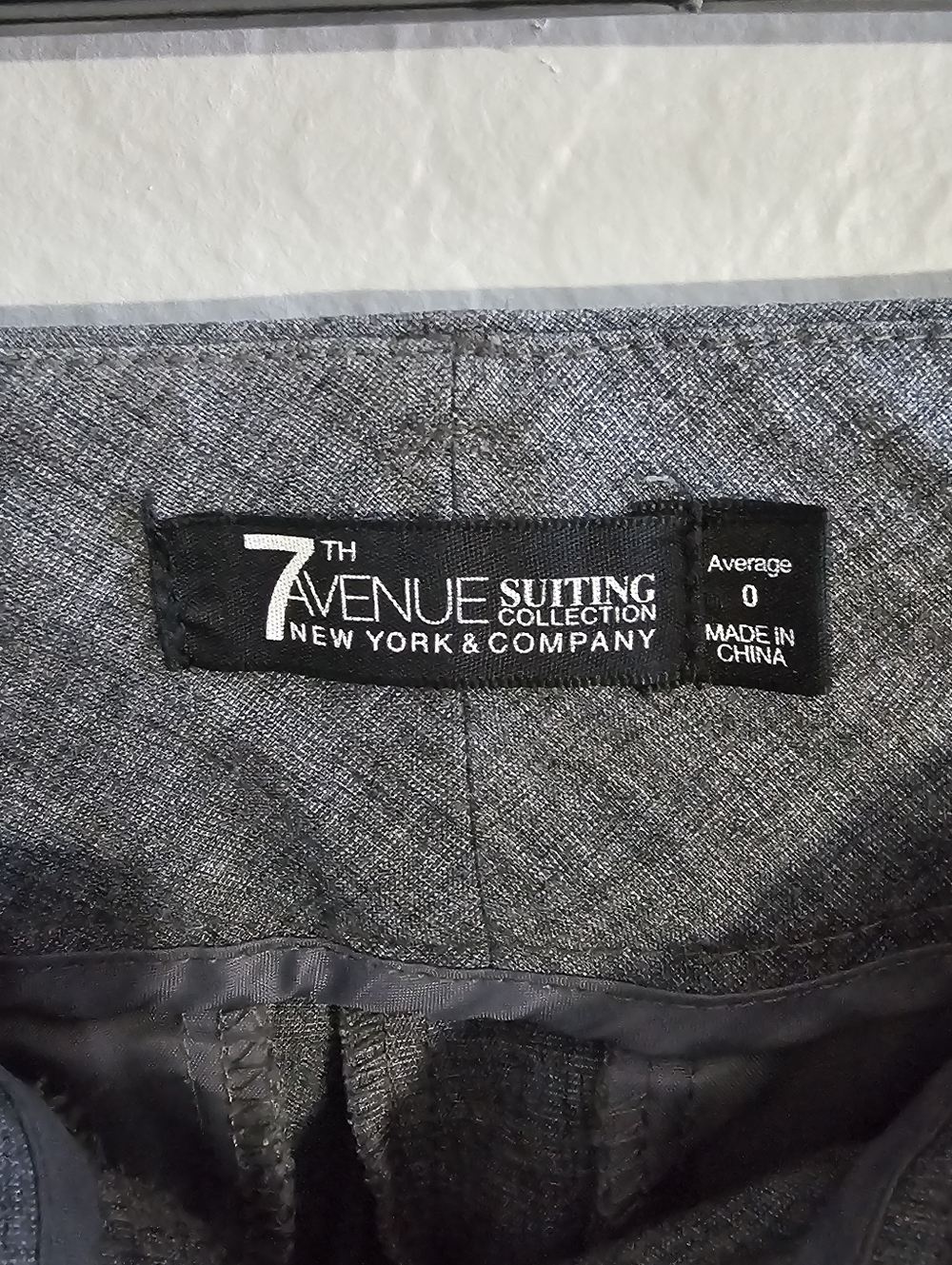 New York & Company Gray Slacks, Size 0 - Picture 2 of 4